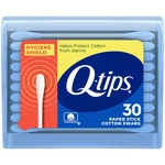 Q-tips Cotton Swabs, Hygiene Shield Travel Size Toiletries, For 30 Count. Fixed Price $6.73.