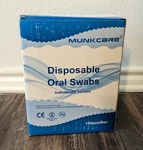 Munkcare Disposable Dental Swabsticks Oral Cavity Cleaning Mouth 150PCS. Fixed Price $18.00.