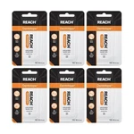 6 Pack Reach Dentotape Unflavored Extra Thick Waxed 100 Yards Dental Floss. Fixed Price $39.97.