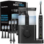 Electric Toothbrush Water Flosser Combo Oral Care Kit Black. Fixed Price $133.75.