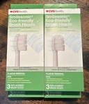 4X Cvs Health Smilesonic Plaque Removal Eco-friendly Replacement Brush Heads 3CT. Fixed Price $15.95.