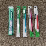 5 Gum Professional Toothbrushes Lot Etroite Souple, End Tuft, Proxabrush Handle. Fixed Price $19.99.