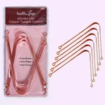 Healthandyoga Qswipe Lite Copper Tongue Cleaners Prevents Bad Breath,. Fixed Price $12.94.
