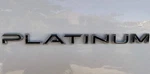 Premium Cast Vinyl Decal Inlays For 2024-2026 Grand Highlander Platinum Emblem. Fixed Price $10.99.
