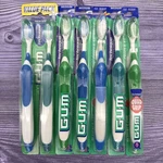 7 Lot Vintage Nos Butler Gum Quad Grip Technique 492 Toothbrush Medium Full Size. Fixed Price $34.99.