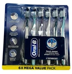 Oral Crossaction All In One Toothbrush Pack Of 6 Plaque Removal *read*. Fixed Price $24.99.