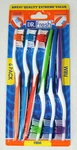 New Dr Fresh 12 Pk Firm Bristle Toothbrushes With Tongue Scrubber Multi-color. Fixed Price $12.49.