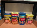 Planters 4 Cans Cocktail Peanuts Unopen 3 Full Kraft #186-188/195. Fixed Price $6.99.