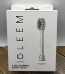 Gleem (2 ) White Replacement Brush Heads Soft Bristles *nip. Fixed Price $13.90.