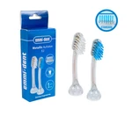 Emmi-dent Set Of Adult Size Bristle-head Attachments (2-PIN Connection). Fixed Price $29.99.