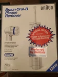 New Braun Oral Plaque Remover D5025 Two Brush Heads.. Fixed Price $49.99.