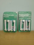 8 Count Replacement Heads For Most Oral B Electric. Trizone, TRIUMPH,3D Excel. Fixed Price $17.87.