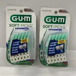 2 Pack Gum Soft-picks Advanced Dental 90 Ct Each W/ Travel Case. Fixed Price $22.88.