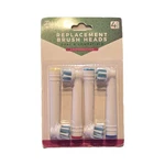 Pearl Enterprises Crossaction Replacement Brush Heads Oral-b Compatible 4 Pack. Fixed Price $9.99.