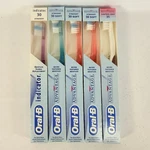 Oral Indicator & Advantage Toothbrush 30 Straight Adult Vtg Lot Of 5. Fixed Price $39.95.