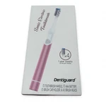 Dentiguard Sonic Electric Toothbrush Pink Battery Operated With 4 Heads. Fixed Price $19.99.