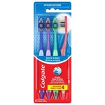 Colgate Extra Clean Toothbrush With Flexible Grip, Medium Bristles, 4 Count Pack. Fixed Price $17.99.