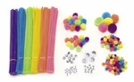 Darice Multicolor Big Value Craft Pack, 300 Assorted Pieces. Fixed Price $9.99.