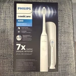 Philips Sonicare 4300 Electric Toothbrush White, 2 Heads, Timer, Travel. Fixed Price $47.88.