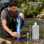 Portable Water Filter Straw Camping Hiking Travel Emergency Purifier. Fixed Price $29.00.