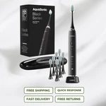 Aquasonic Black Series Electric Toothbrush Ada Accepted 40K Vpm Case 8 Heads. Fixed Price $50.87.