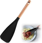 Silicone Spatula Spoon Bpa-free Multifunction Wooden Handles Serving Sc.... Fixed Price $20.16.