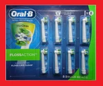Oral-b Floss Action Maxclean Refill Toothbrush Heads Replacement Pack Of 8. Fixed Price $34.50.