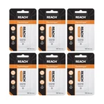 6 Pack Reach Dentotape Unflavored Extra Thick Waxed 100 Yards. Dental Floss. Fixed Price $38.90.
