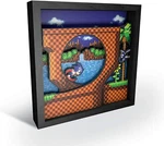 Pixel Frames Sonic The Hedgehog Loop Scene 9X9 Shadow Box Art. Fixed Price $34.99.