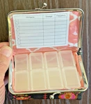 Wellspring Travel Pill Case Nwt Urban Chic Crest Closure 8 Compartments. Fixed Price $9.95.
