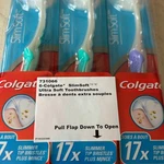 Colgate Slimsoft Ultra Toothbrushes, Pack 6, Compact Head, New. Fixed Price $28.00.