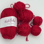 Lot Knit Picks Shine Sport Yarn Serrano Red #4932 Cotton/modal 50G 110YD Peru. Fixed Price $18.99.