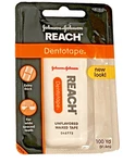Reach Dentotape Waxed Floss Spool With Dispenser 100 Yds Extra Thick Unflavored. Fixed Price $6.85.