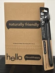 Hello Activated Charcoal Toothbrush Bpa-free Soft Black Pack 6 Sealed. Fixed Price $24.99.