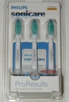 3 Pack Of Sonicare Flexcare Proresults Replacement Toothbrush Heads. Fixed Price $21.99.