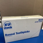 19,200 Count Royal Round Wooden Toothpicks (case Of 24 Boxes 800). Fixed Price $22.50.