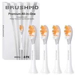 Brushmo All-in-one Replacement Toothbrush Heads, 1 Count (pack Of 4), White. Fixed Price $34.99.
