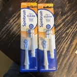 Spinbrush Pro Clean Replacement Head Refill Medium Bristle Lot Of 2 New !!!. Fixed Price $24.00.