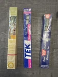 Vintage Toothbrush Lot Of 3 Tek, Walgreens Dobson, Poh Sealed Nos Usa. Fixed Price $34.12.