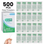 Sunstar Gum Eez-thru Floss Threaders 100 Envelopes, 500 Pcs Total. Fixed Price $53.69.