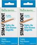 160 Count Pack Of 2,THE Natural Dentist Stim-u-dent Plaque Removers,thin, Mint. Fixed Price $14.00.