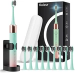 Portable Electric Soft Toothbrush With Travel Case, 90-DAY Largest Battery Life,. Fixed Price $14.46.