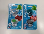 Pack Steripod Clip-on Toothbrush Protector Clear 4 Colors Each- Exp 11/23. Fixed Price $10.99.