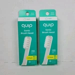 Quip Sonic Brush Soft Bristles 2 Pack White & Gray Replacement. Fixed Price $15.00.