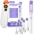 Metal Electric Toothbrush With Uv Mode, Vibration Count (pack Of 1), Sliver. Fixed Price $18.98.