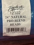 Zephyr 12302 24'' Natural Pro-blend Heads. Fixed Price $24.00.