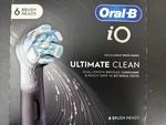 Oral-b Io Series Ultimate Clean 6 Replacement Brush Heads White/ Black. Fixed Price $23.99.