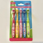 Peppa Pig Kids Toothbrush Brushbuddies 5- Pack Brand New Sealed. Fixed Price $14.99.