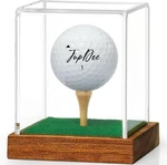 Uv-proof Golf Ball Display Case With Wood Stand Preserve Your Precious Moments. Fixed Price $38.69.