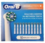 Oral Replacement Brush Heads Cross Action X 10 Pack - White. Fixed Price $17.50.